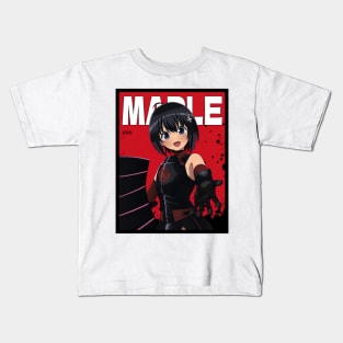 Maple BOFURI Red Comic Kids T-Shirt